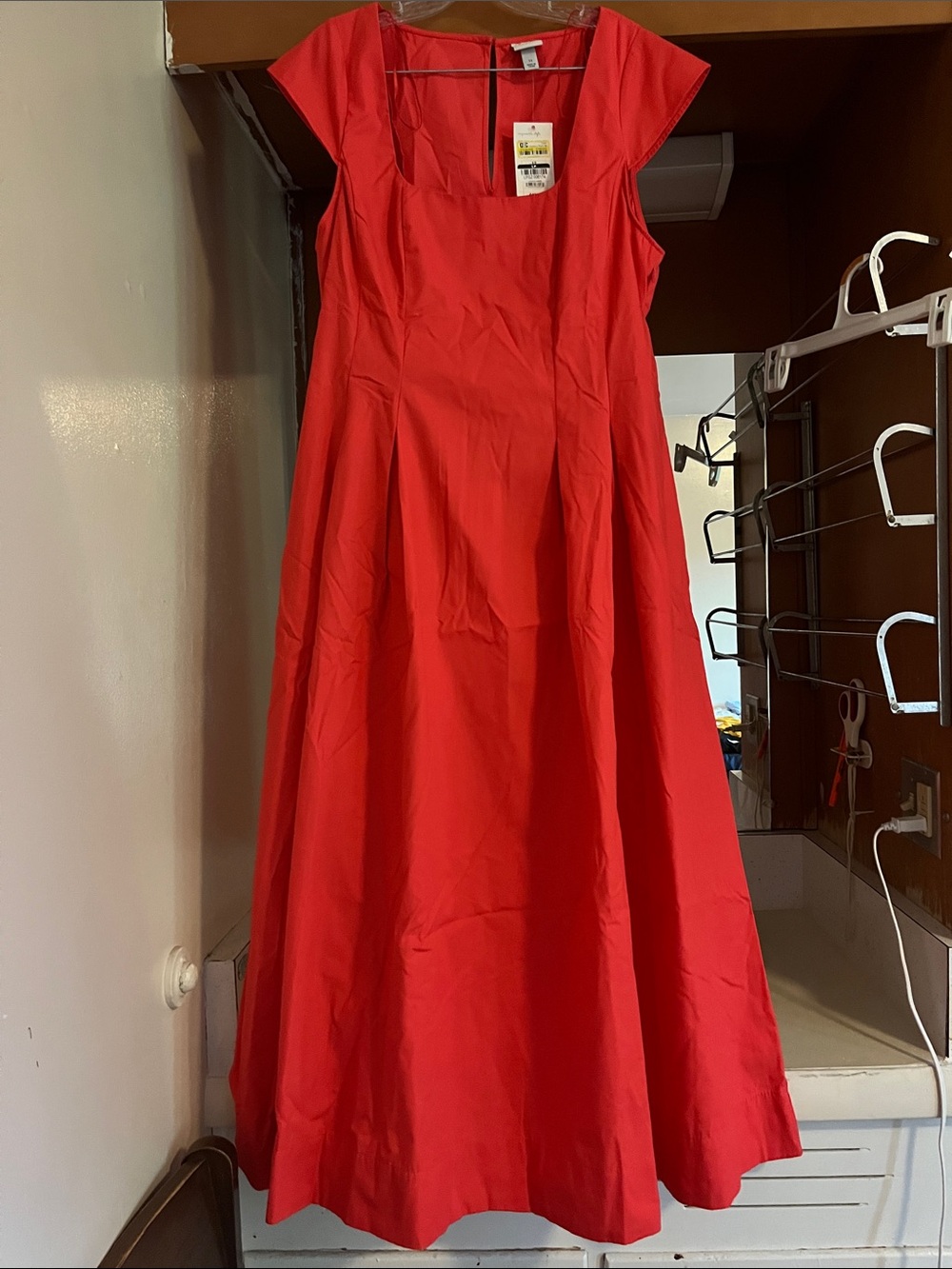 Classic Pink Fit-and-Flare Dress